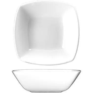 International Tableware Iris Bone China Nappie/Oatmeal (10oz), Bone China, Quantity: 24 pieces, IS-15