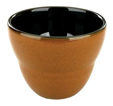 International Tableware Luna Stoneware Terracotta Bouillon (9oz), Terracotta Onyx Trim and Speckles, Quantity: 24 pieces, ...