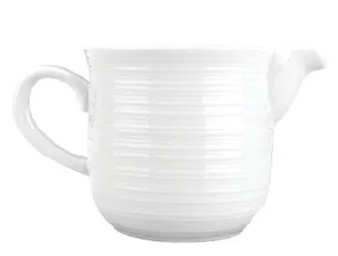 International Tableware Marzano Porcelain Creamer 5-1/2" (10oz), Bright Pure White, Quantity: 12 pieces, MZ-102