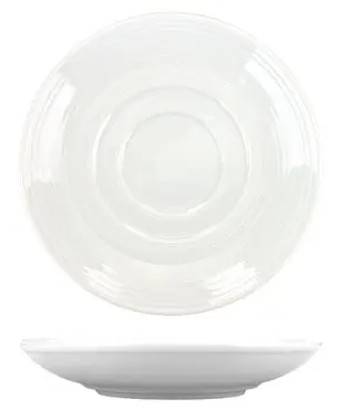 International Tableware Marzano Porcelain Saucer 4-1/2", Bright White, Quantity: 36 pieces, MZ-36