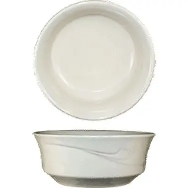 International Tableware Newport Stoneware Nappie/Oatmeal (13oz), American White (Ivory, Eggshell, Cream), Quantity: 36 pie...