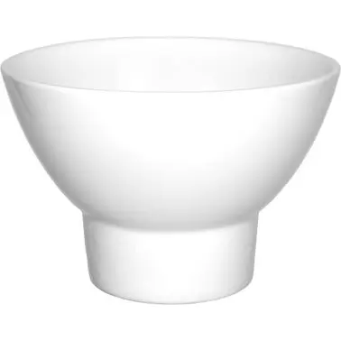 International Tableware Pacific Porcelain Footed Bowl (7oz), Bright Pure White, Quantity: 36 pieces, MD-107