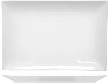 International Tableware Paragon Porcelain Coupe Platter 14" x 9-1/2", Bright Off-White, Quantity: 6 pieces, PA-14
