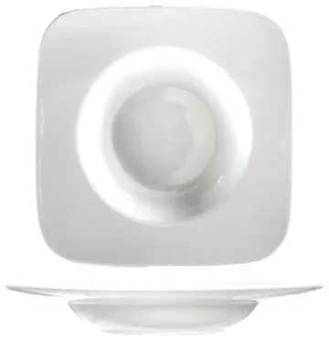 International Tableware Paragon Porcelain Pasta/Salad Bowl (13oz), Bright Off-White, Quantity: 12 pieces, PA-975