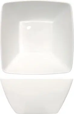 International Tableware Paragon Porcelain Square Bowl (78oz), Bright White, Quantity: 12 pieces, PA-46