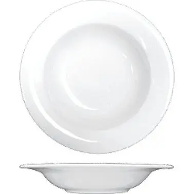 International Tableware Phoenix Bone China Deep Rim Soup Bowl (13.5oz), Bone China, Quantity: 12 pieces, PH-3