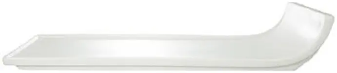 International Tableware Porcelain Ceramic Slider Tray 16-1/4" x 4-3/4", Bright Snow White, Quantity: 6 pieces, S...
