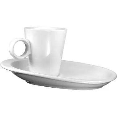 International Tableware Porcelain Milano Cup (6oz), Bright Off-White, Quantity: 36 pieces, FA-6929