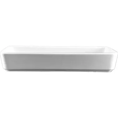International Tableware Porcelain Rectangular Dish 8" (10oz), Bright Snow White, Quantity: 12 pieces, FA-425