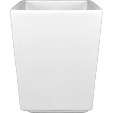 International Tableware Porcelain Square Stackable Ramekin (11oz), Bright Ivory, Quantity: 12 pieces, FA-438