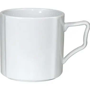 International Tableware Rhapsody Porcelain .D. Cup (3.5oz), Bright Bright White, Quantity: 36 pieces, RA-35
