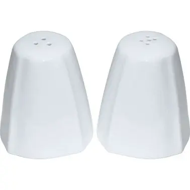 International Tableware Rhapsody Porcelain Salt & Pepper Sets, Bright White, Quantity: 12 pieces, RA-101