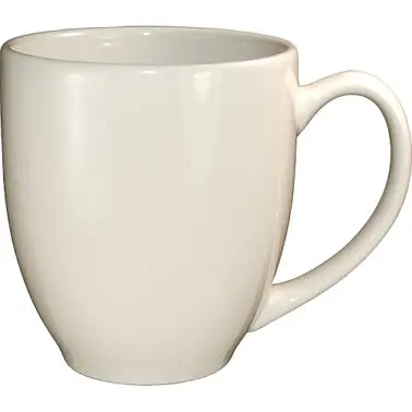 International Tableware Roma Stoneware Bistro Cup (14oz), American White (Ivory, Eggshell, Cream), Quantity: 36 pieces, 81...