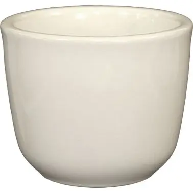 International Tableware Roma Stoneware Chinese Tea Cup (5oz), American Pure White (Ivory, Eggshell, Cream), Quantity: 36 p...