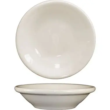 International Tableware Roma Stoneware Fruit Bowl (5oz), American White (Ivory, Eggshell, Cream), Quantity: 36 pieces, RO-11