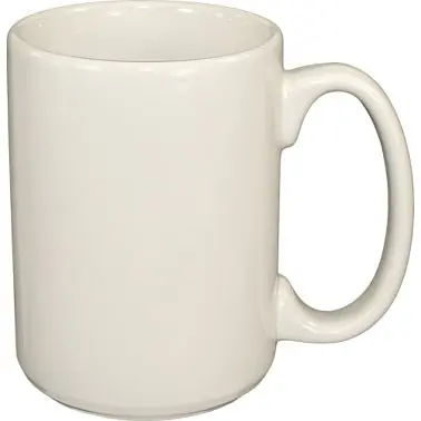 International Tableware Roma Stoneware El Grande Mug (13oz), American Bright White (Ivory, Eggshell, Cream), Quantity: 36 ...