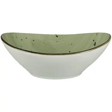 International Tableware Rotana Stoneware Lime Bowl (3oz), Lime Walnut Trim and Speckles, Quantity: 24 pieces, RT-15-LI