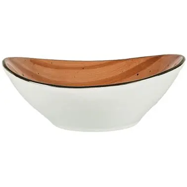 International Tableware Rotana Stoneware Ruby Bowl (3oz), Ruby Brown Trim and Speckles, Quantity: 24 pieces, RT-15-RU