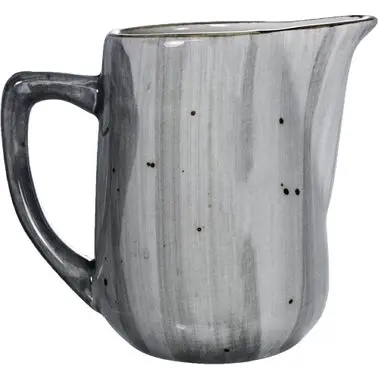 International Tableware Rotana Stoneware Stone Creamer (6oz), Stone Earth Tone Colors, Quantity: 12 pieces, RT-100-ST