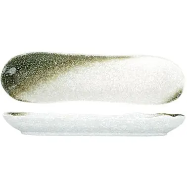 International Tableware Stonehaven Stoneware Rustic Stone Side Platter, Stone Earth Tone Colors, Quantity: 12 pieces, ST-144