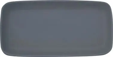 International Tableware Strata Stoneware Two Tone Grey/Sand Platter 10", Two Tone Nevada Grey and Sand, Quantity: 12 ...