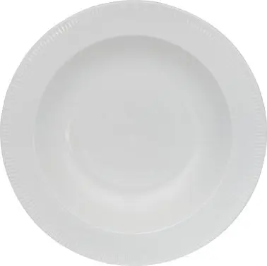 International Tableware Sunburst Porcelain 1-1/4" Reg Rim Soup Bowl (12oz), Bright White, Quantity: 24 pieces, SB-33