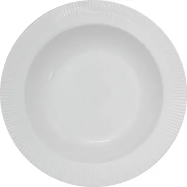 International Tableware Sunburst Porcelain 1" Regular Rim Nappie Bowl (7oz), Bright Pure White, Quantity: 24 pieces, ...