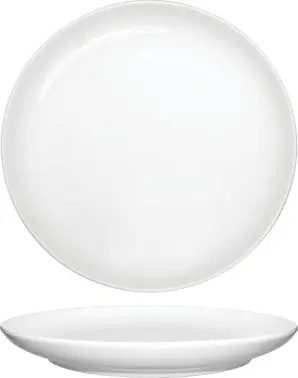 International Tableware Torino Porcelain Deep Coupe Plate 7-1/2", European Cream (Off White), Quantity: 36 pieces, TN...