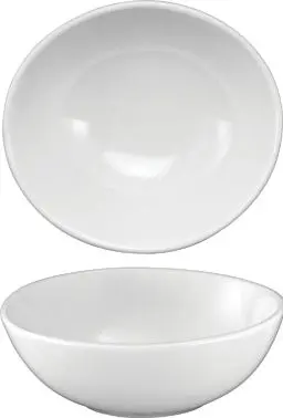 International Tableware Torino Porcelain Ellipse Bowl (11oz), European White (Off White), Quantity: 12 pieces, TN-205