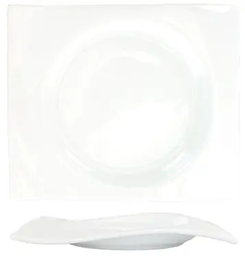 International Tableware Vale Porcelain Plate/Saucer 7-1/2", Bright White, Quantity: 12 pieces, VL-77