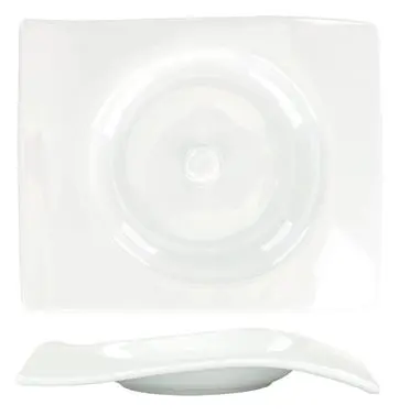 International Tableware Vale Porcelain .D. Saucer 5", Bright Bright White, Quantity: 24 pieces, VL-36