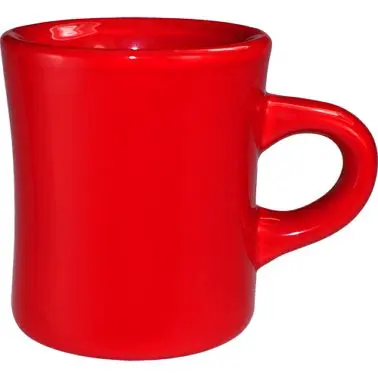 International Textured Tableware Cancun Stoneware Crimson Crimson Diner Mug (10oz), Crimson Red, Quantity: 36 pieces, 8224...