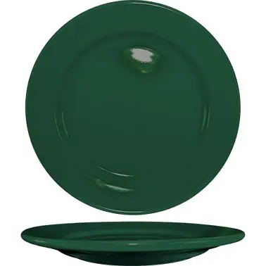 International Thick Tableware Cancun Stoneware Green WR Plate 7-1/8", Green, Quantity: 36 pieces, CA-7-G Internationa...