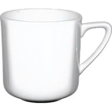 International Tool-Free Tableware Iris Bone China Cup 3" (9oz), Bone China, Quantity: 24 pieces, IS-1 International T...