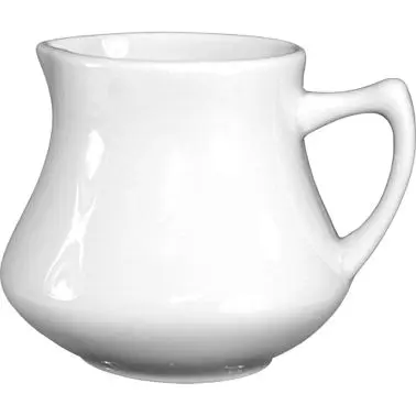 International UL-Listed Tableware Pacific Porcelain Creamer (4.5oz), European White (Off White), Quantity: 24 pieces, PC-4...