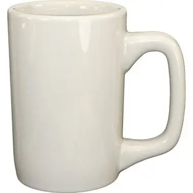 International Versatile Tableware Roma Stoneware Kodiak Mug (10oz), American White (Ivory, Eggshell, Cream), Quantity: 36 ...