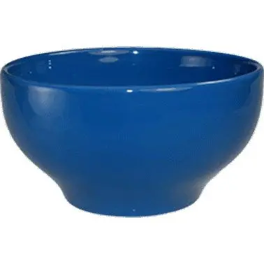 International Water-Resistant Tableware Cancun Stoneware Light Navy Blue Footed Bowl (16oz), Light Blue, Quantity: 24 piec...