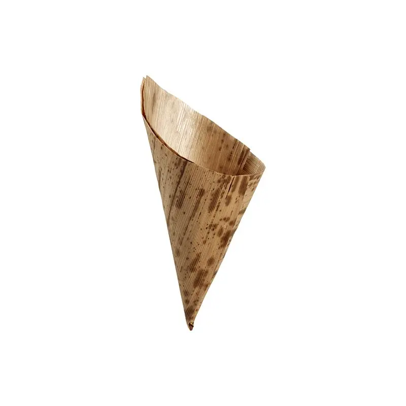 Solia Adaptable Bamboo Leaf D2" Cone, Case 1000 Count, VO13401c