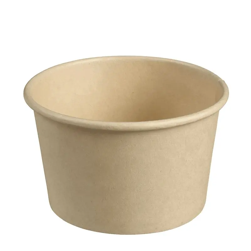 Solia Bamboo Fiber Cup PLA Coating 7.8oz/230ml, Case 1000 Pieces, BU70001c