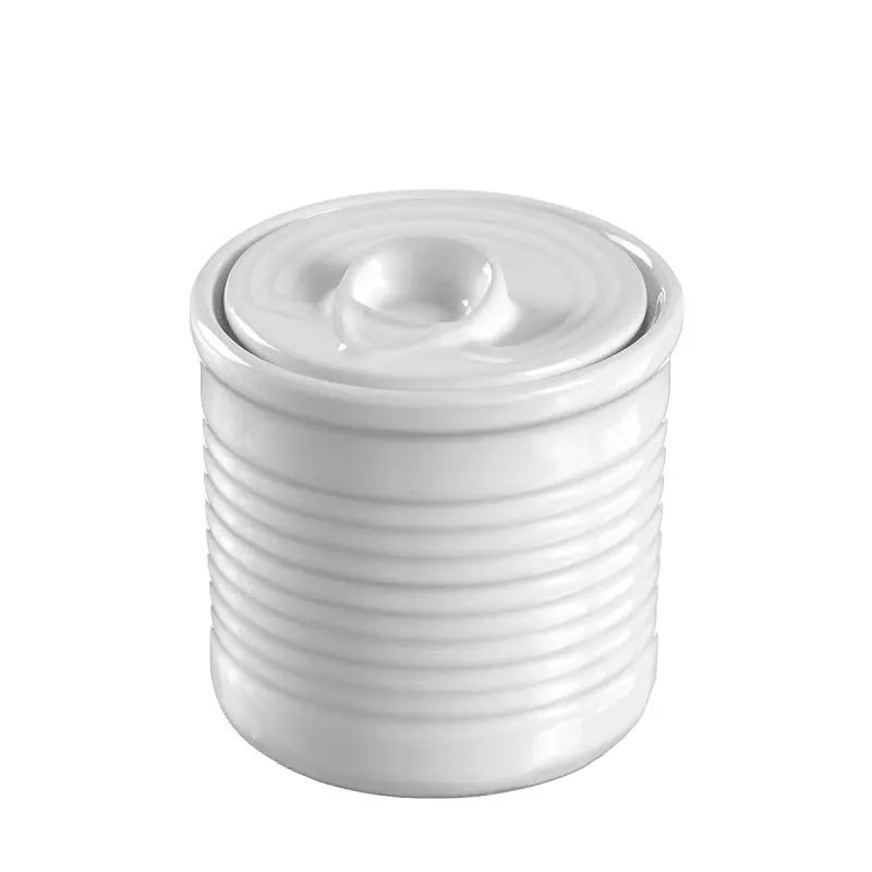 Solia Ceramic Tin Can Lid 3.4 oz, Case 96 Units, DC34500c