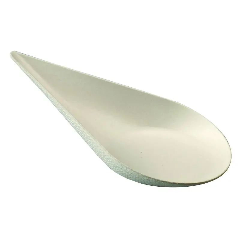 Solia Certified-Safe Sugarcane Pulp 1.5 oz Goutte Spoon, Case 200 Pieces, VO17001c