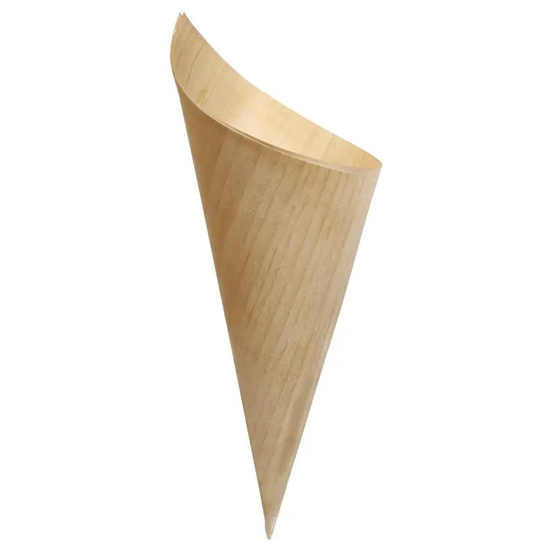 Solia Certified-Safe Wood Cone Height 155x65, Case 2000 Pieces, VO31000c