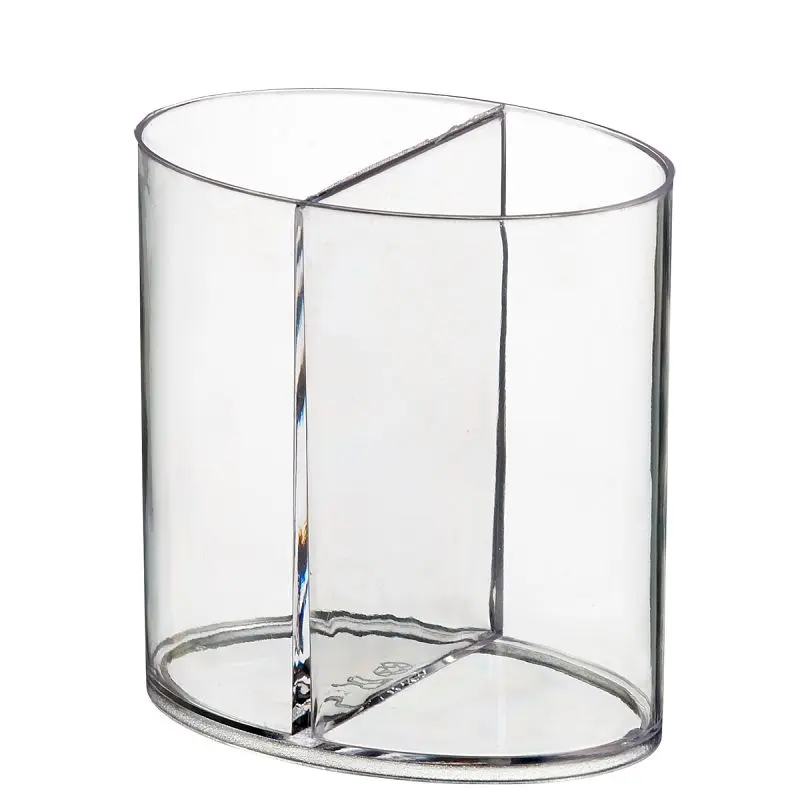 Solia Ellipse 2 Compartment Cup Transparent, Case 200 Pieces, GC18150c