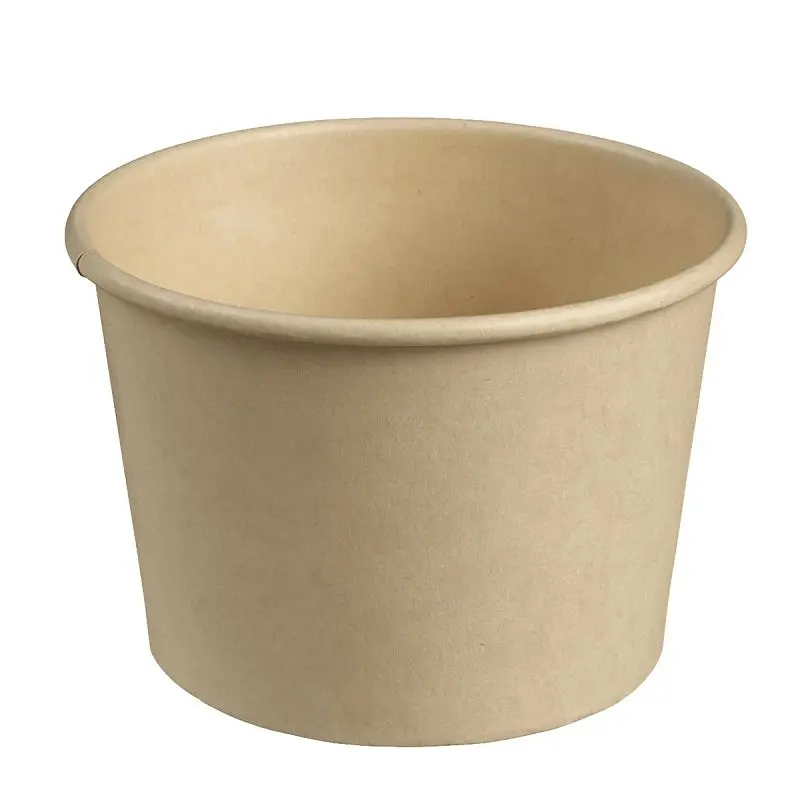 Solia Fast-Acting Bamboo Fiber Cup PLA Coating 11.8oz/350ml, Case 1000 Pieces, BU70002c