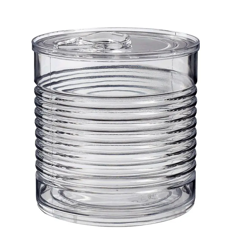 Solia Protected Tin Can Lid 3.7 oz Transparent, Case 200 Pieces, PS34510c