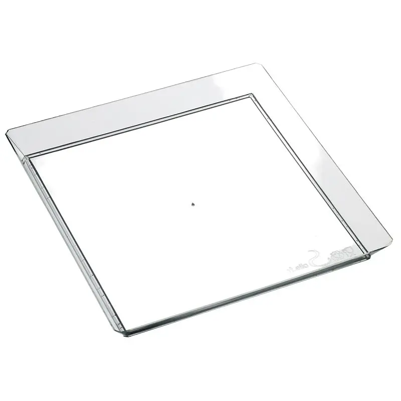Solia Quartz 6.2 x 6.2" Plate Clear Green, Case 200 Pieces, PS30540c