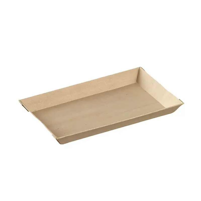 Solia Quartz Wooden Plate Paper Lamination 160x100x16mm, Master Pack 200 Quantity, WA45010c