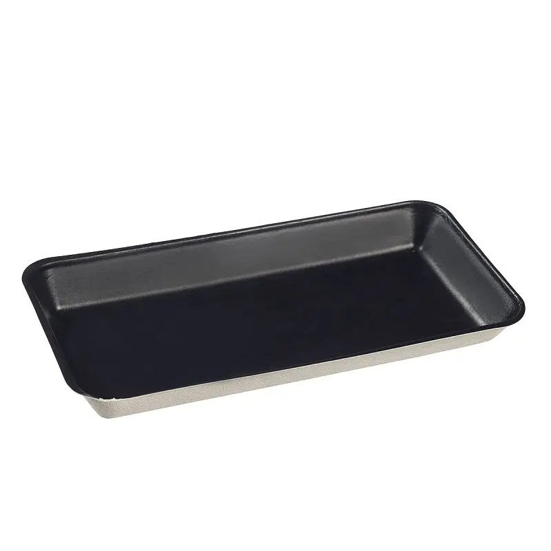 Solia Sugarcane Pulp Kanopee Onyx Plate PLA Lamination 7.9" x 3.9", Lid not included, Case 200 Pieces, VF40173c