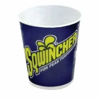 Sqwincher Cup, 5 Oz, Blue/Yellow/White, Quantity: 2500 pieces, 158200106