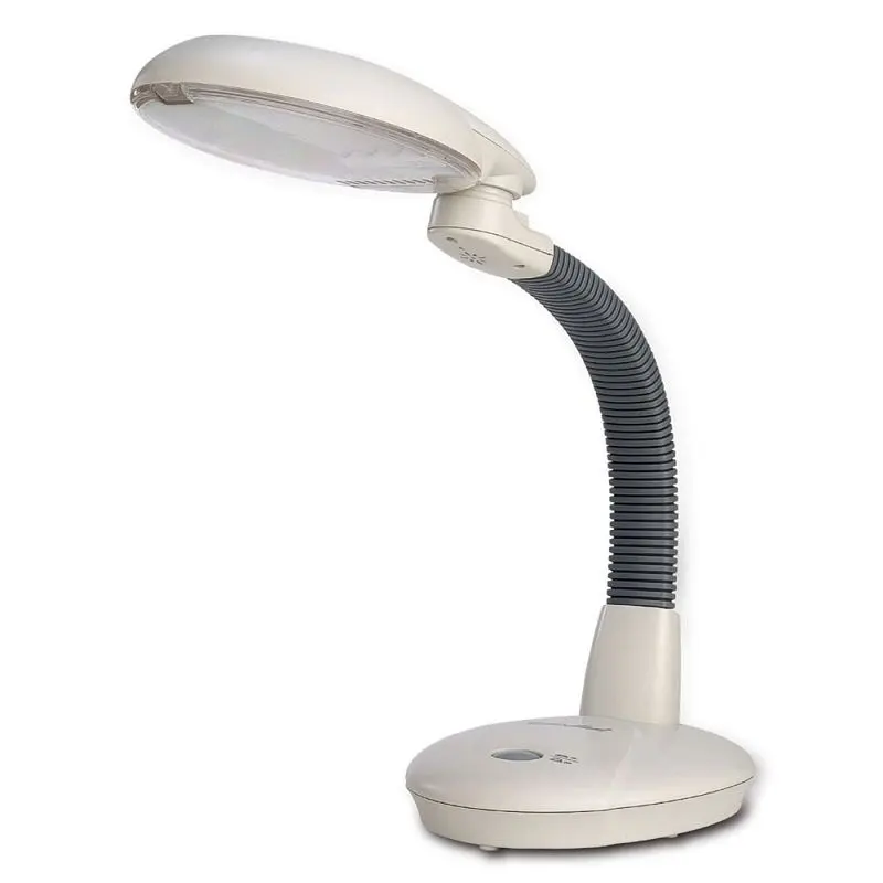 Sunpentown EasyEye Energy Saving Desk Lamp, Grey (4-tube), SL-821G